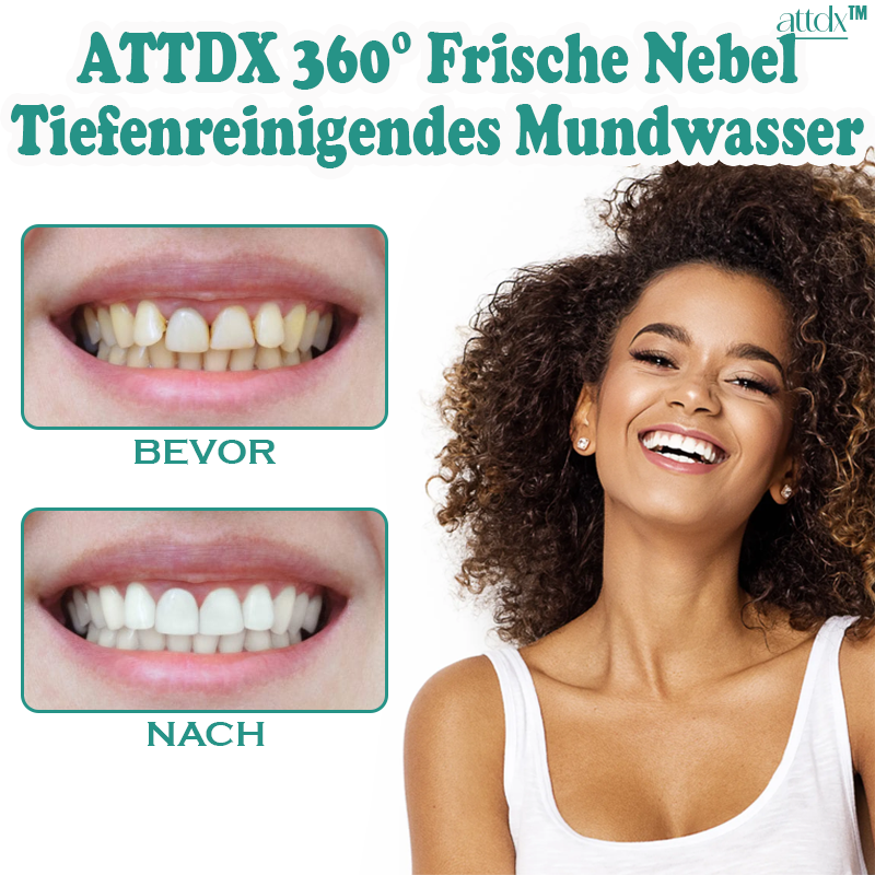 ATTDX 360° Frische Nebel Tiefenreinigendes Mundwasser