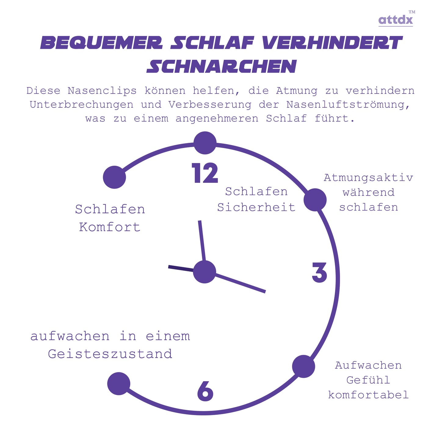 ATTDX AntiSchnarchen DentaWächter Mundstück