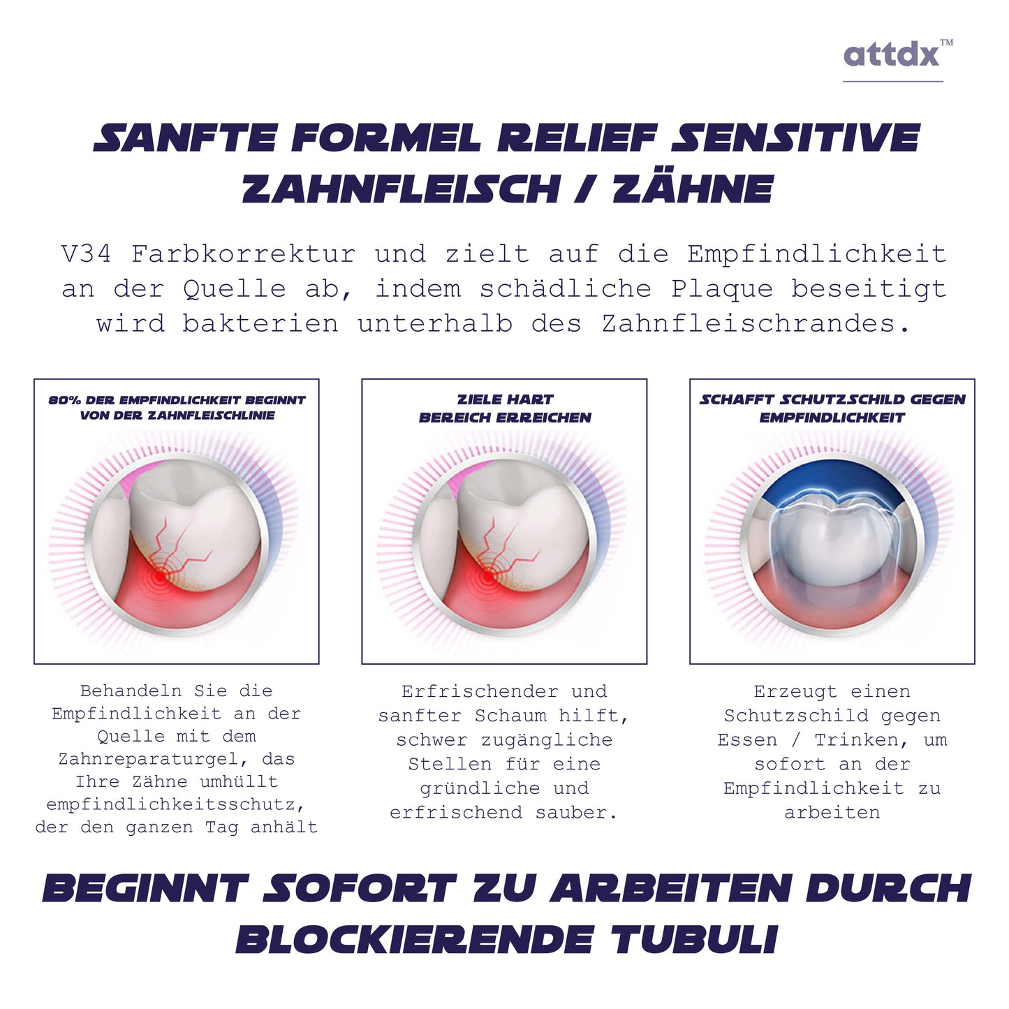 ATTDX DiamantGleiten AufhellungPRO Reinigungsmousse