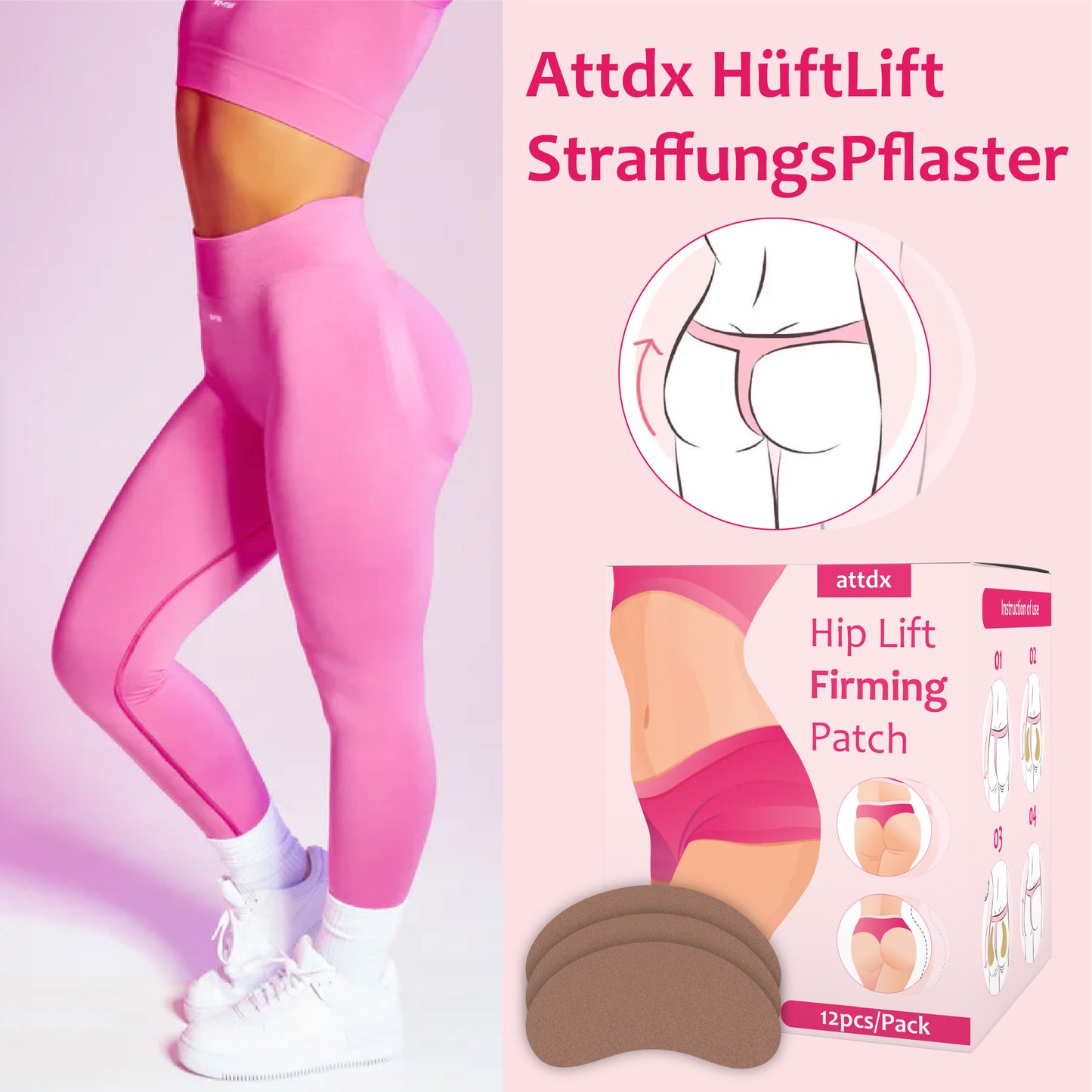 ATTDX HüftLift StraffungsPflaster