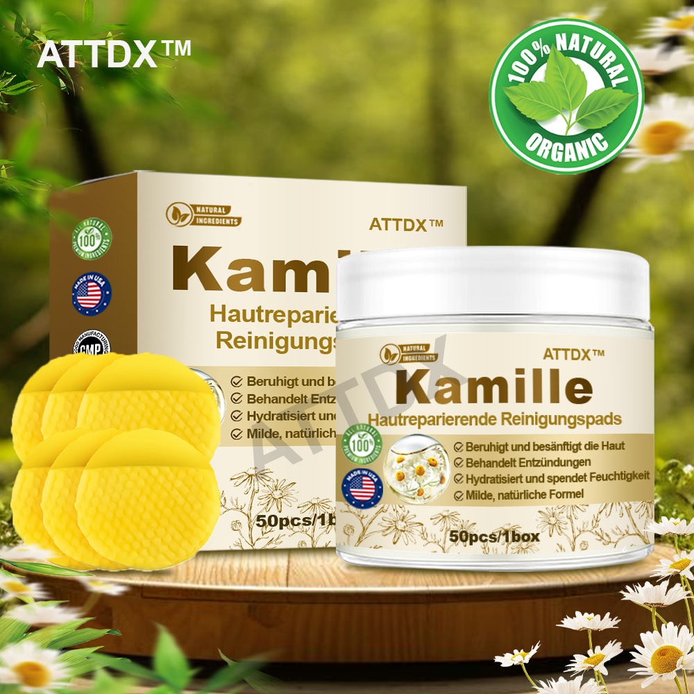 ATTDX™ Kamille Hautreparierende Reinigungspads