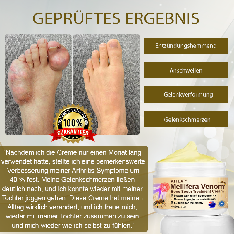 ATTDX™ MelliferaGift Knochenberuhigungs Behandlungcreme