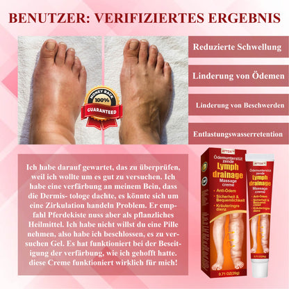 ATTDX™ Ödemunterstützende Lymphdrainage Massagecreme