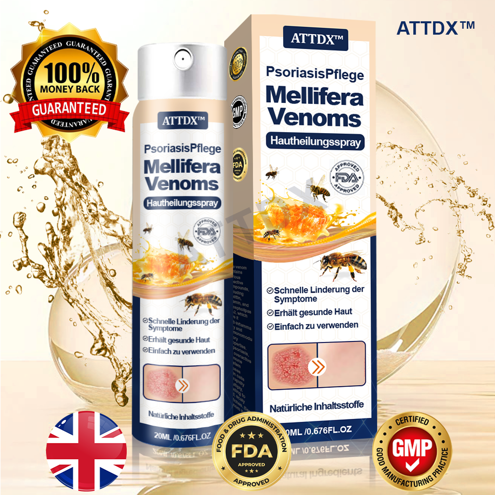 ATTDX™ PsoriasisPflege Mellifera Venoms Hautheilungsspray