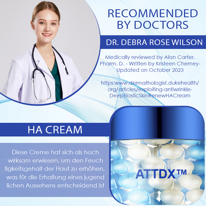 ATTDX™ Tiefenelastische Hauterneuerungs HA creme