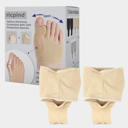 RICPIND Hallux Harmonie Korrekturgurt mit Schutzärmeln