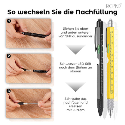 RICPIND 10 in 1 Mehrfach Werkzeugmeister Stift