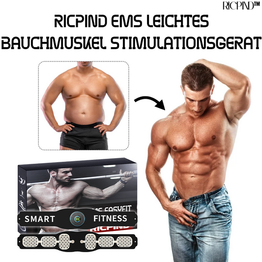 RICPIND EMS Leichtes Bauchmuskel Stimulationsgerät