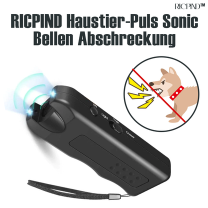 RICPIND Haustier-Puls Sonic Bellen Abschreckung