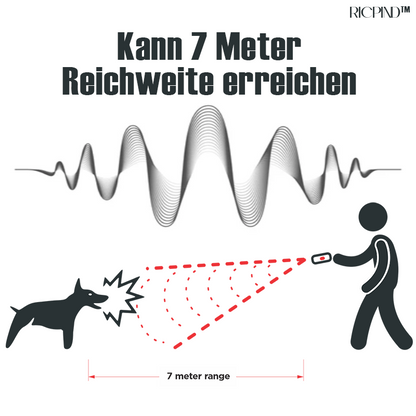 RICPIND Haustier-Puls Sonic Bellen Abschreckung