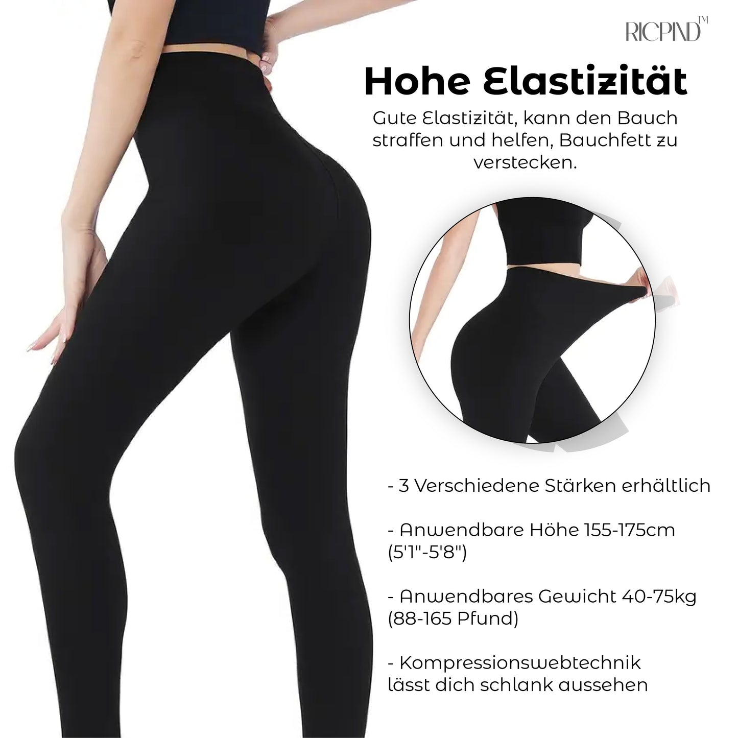 RICPIND Warmes Plüsch Gemütliche Passform Winter Leggings