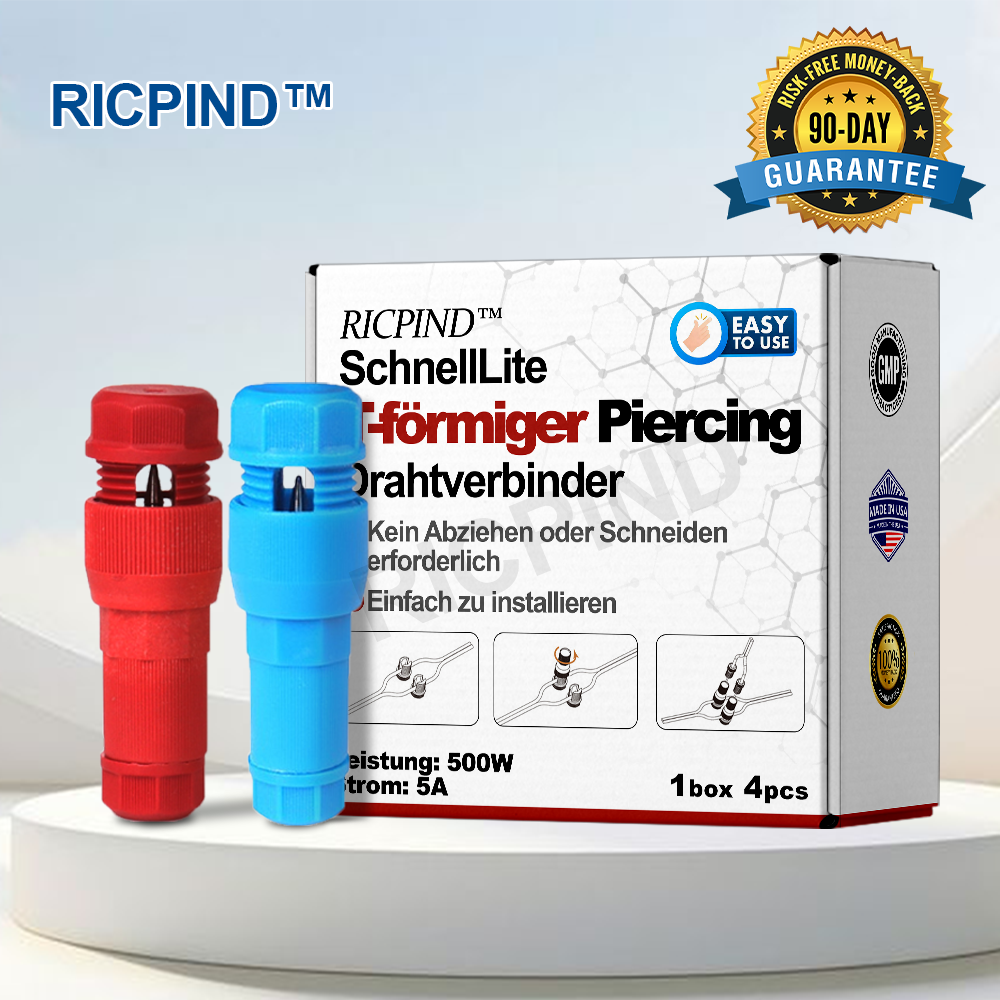 RICPIND™ SchnellLite T-förmiger Piercing Drahtverbinder