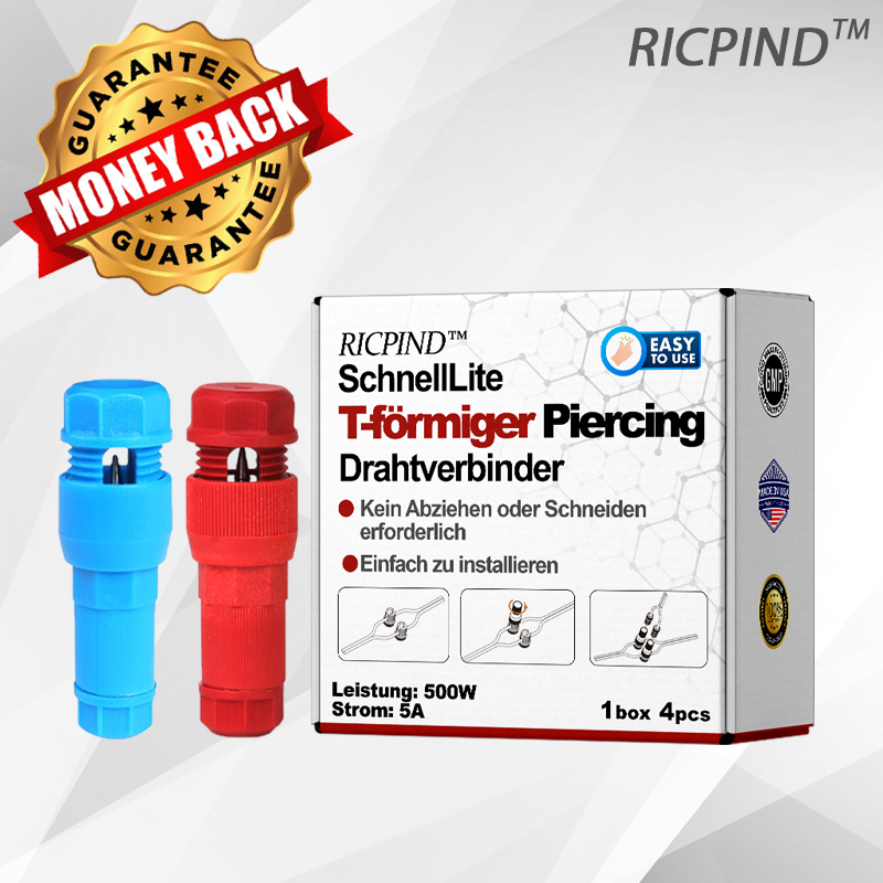 RICPIND™ SchnellLite T-förmiger Piercing Drahtverbinder