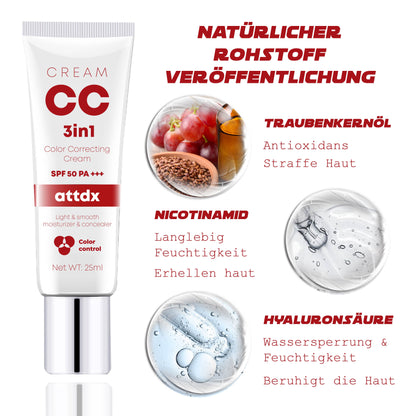 ATTDX 3in1 CC FarbeKorrigieren Creme