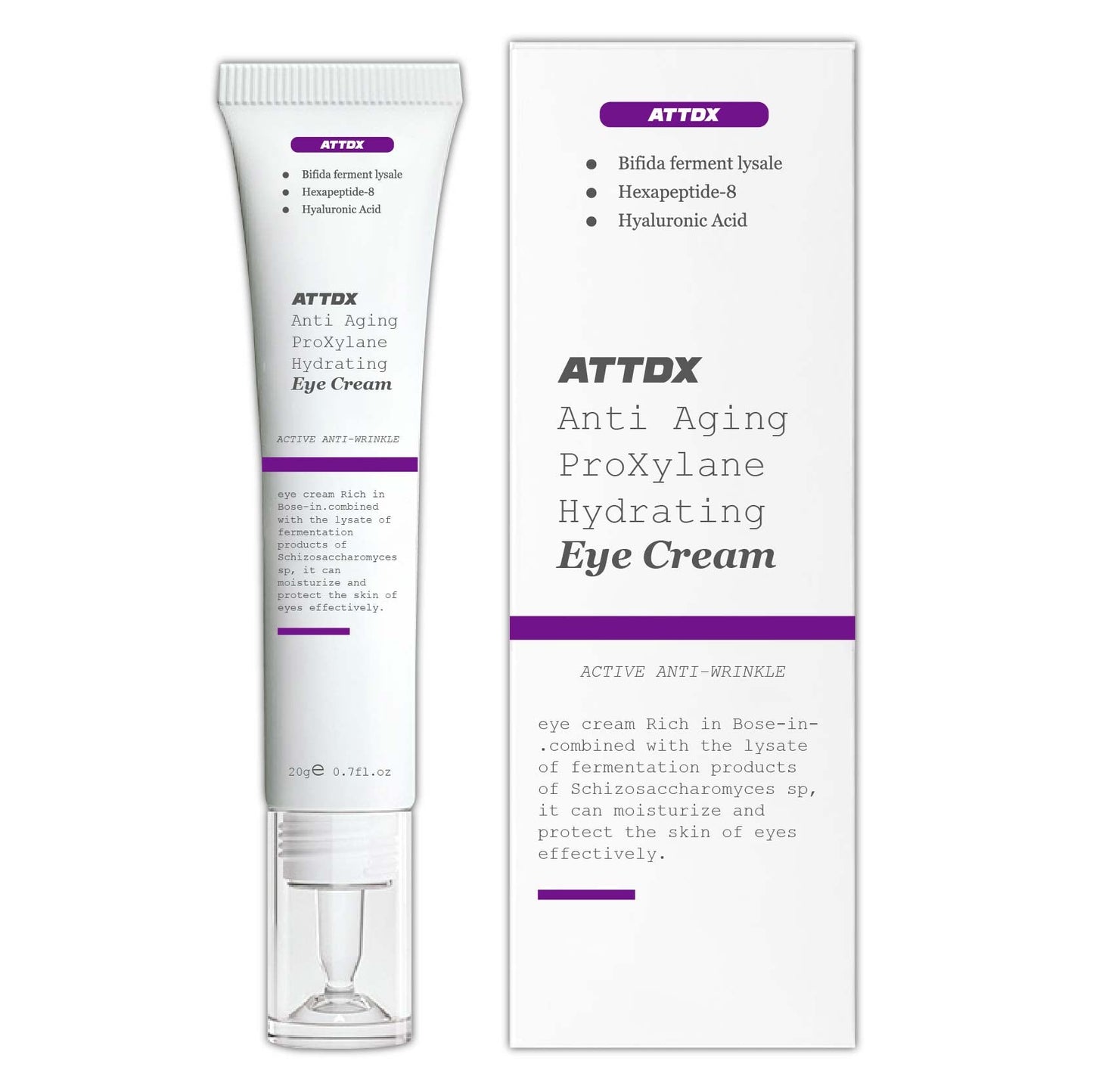 ATTDX AntiAltern ProfiXylan Feuchtigkeitsspendend AugeCreme