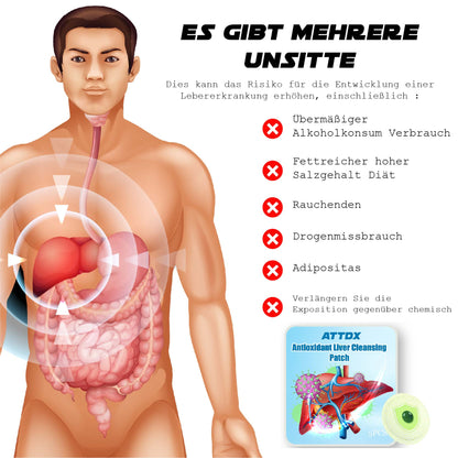 ATTDX Antioxidationsmittel LeberReinigung Aufnäher