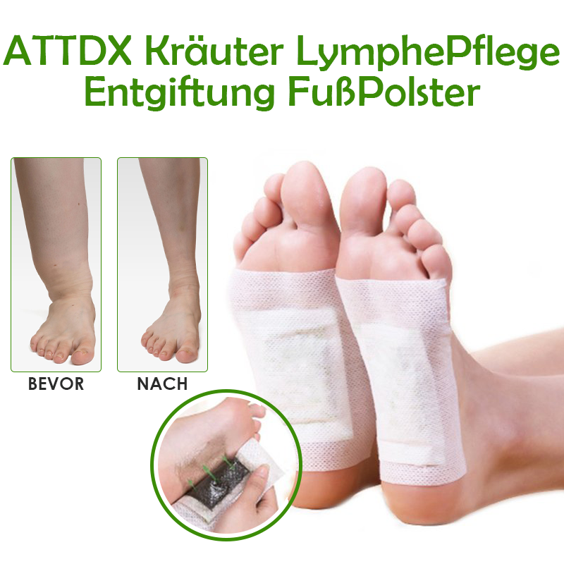 ATTDX Kräuter LymphePflege Entgiftung FußPolster