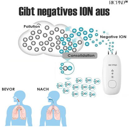 RICPIND WarmAtmen Luftreiniger Heizung Halskette